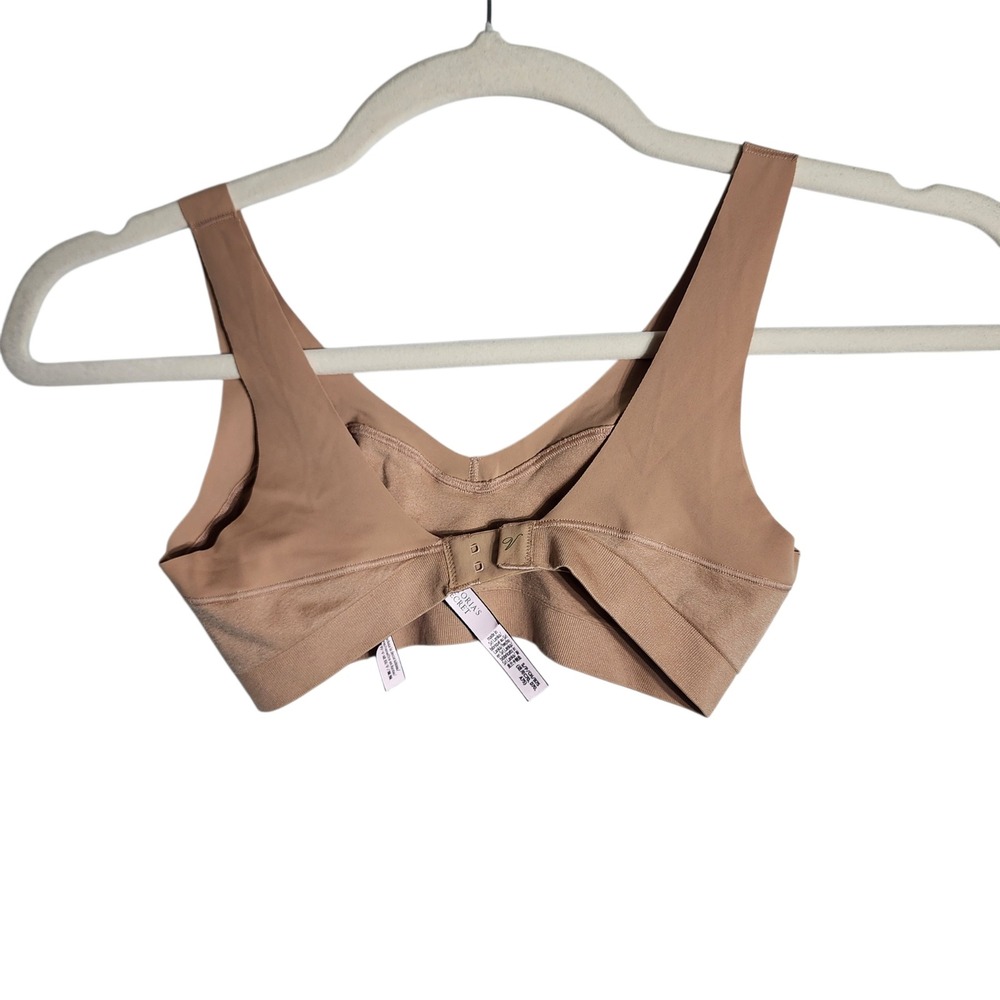Victoria's Secret Seamless Wireless Bralette Tan Nude Size Small Hook Back - Picture 2 of 7
